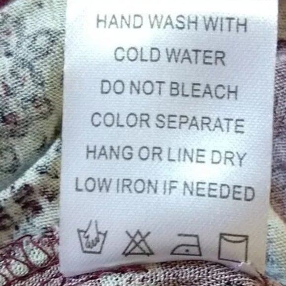 Charlotte Russe Poncho Style Tunic Top Elastic Empire Waist Hippie Boho - Picture 8 of 9